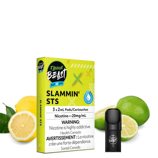 Flavour beast slammin sts 20mg/mL pods