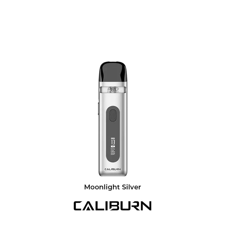 Uwell Caliburn X vaping device kit Moonlight Silver