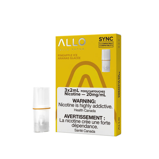 Allo Sync Pineapple Ice 20mg/mL Pods